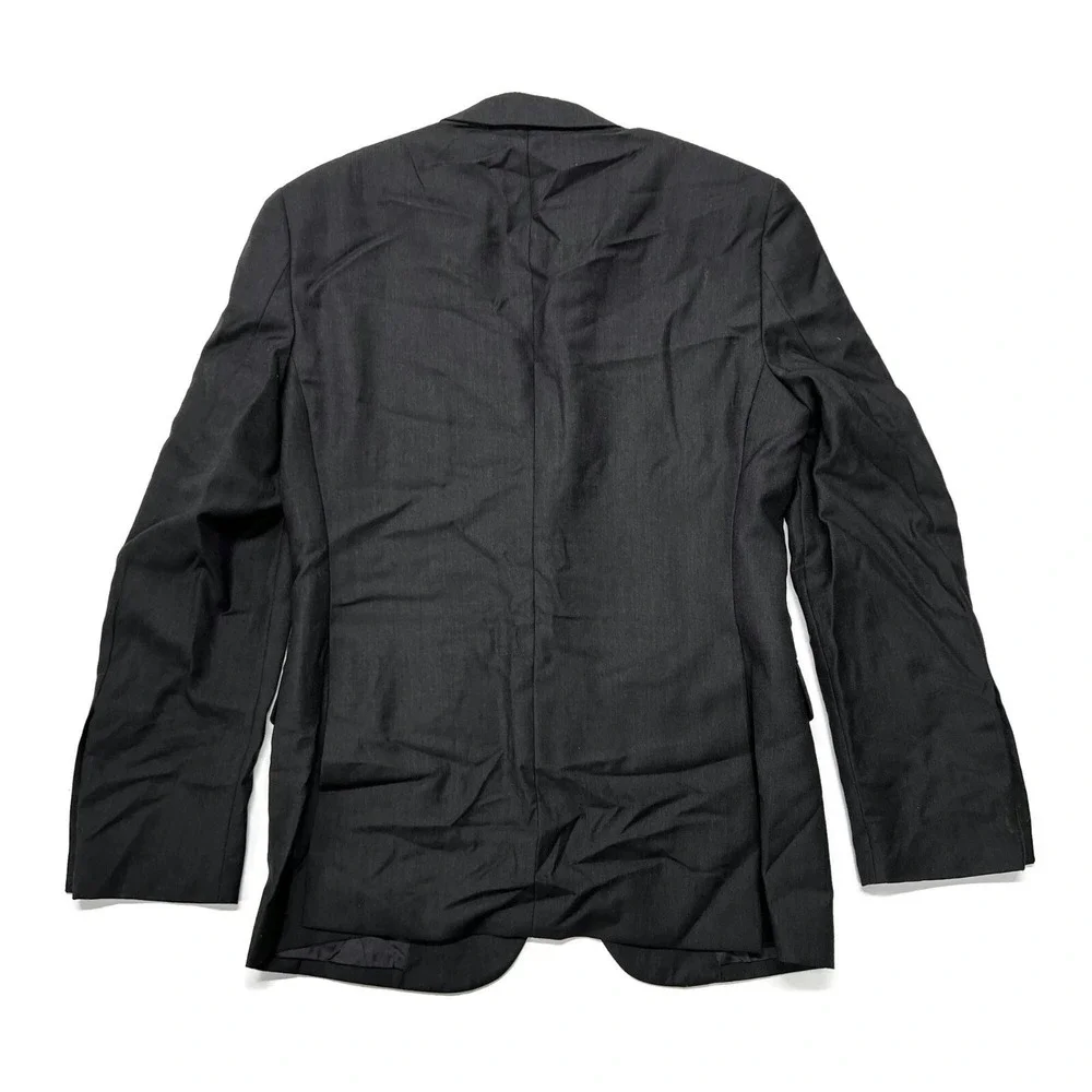 Jos‎ A Bank Suit Jacket Mens 38R Tailored Wool Dark Gray 2 Button Signature